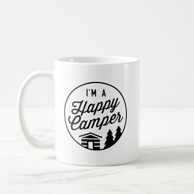 Happy Camper Coffee Mug (Left)