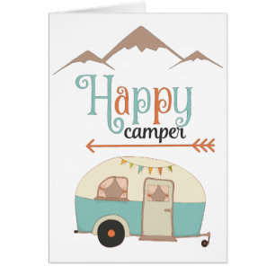 Happy Camper Cute Retro RV
