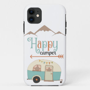 Happy Camper Cute Retro RV Case-Mate iPhone Case