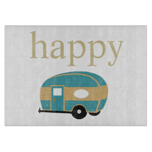 Happy Camper Cutting Board