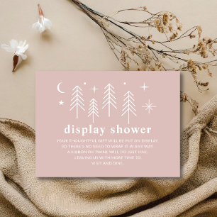 Happy Camper Display Shower Enclosure Card