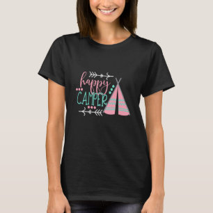 Happy Camper Funny Camping Design For Kids Funny B T-Shirt