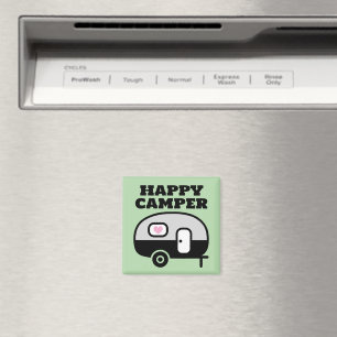 Happy Camper funny magnet for RV trailer home