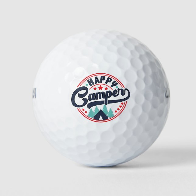 Happy Camper Golf Balls (Front)
