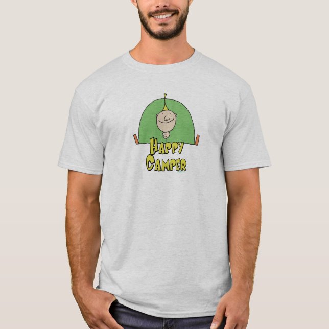 Happy Camper Guy T-Shirt (Front)