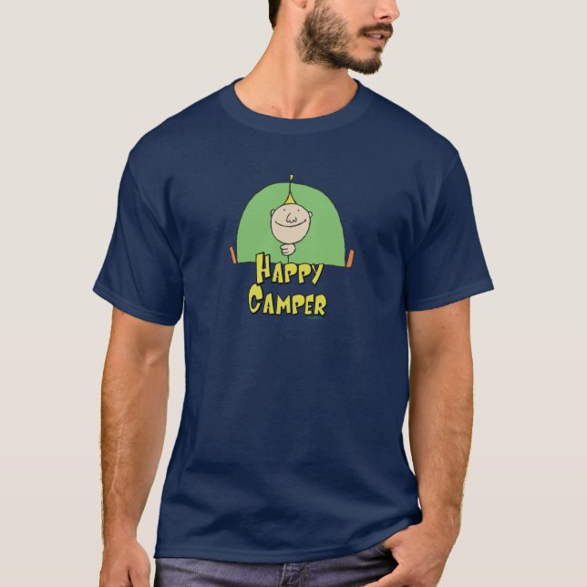 Happy Camper Guy T-Shirt (Front)