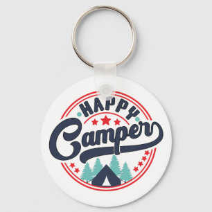 Happy Camper Key Ring