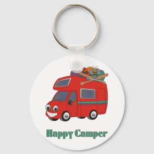 Happy Camper Key Ring