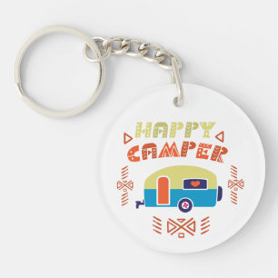 Happy Camper Key Ring