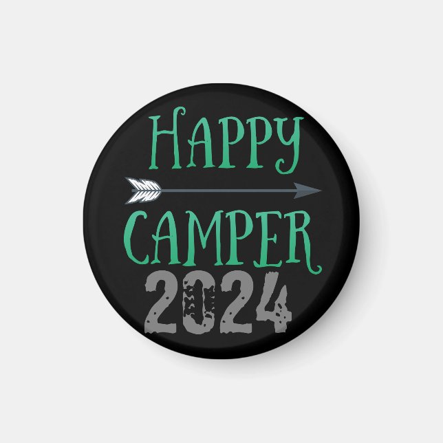 Happy Camper Magnet (Front)