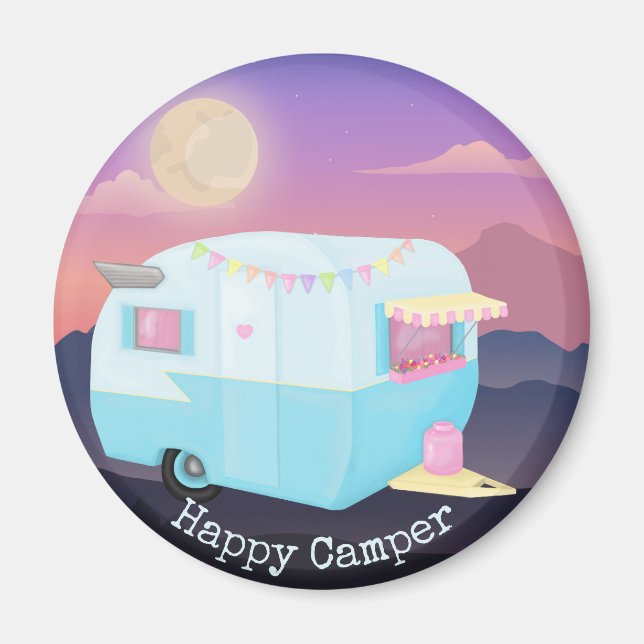 Happy Camper Magnet (Front)
