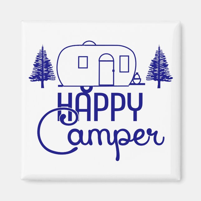 Happy Camper Magnets (Front)