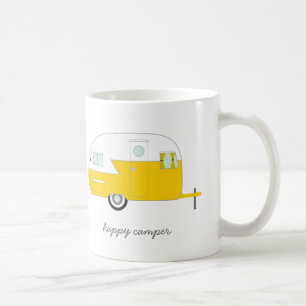 Happy Camper Mug - Yellow