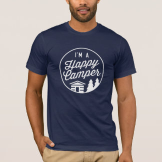 Happy Camper Navy Unisex T-Shirt
