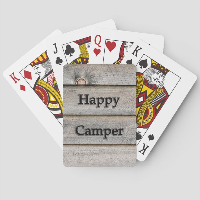 Happy Camper Playing Cards (Back)