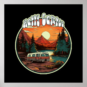 Happy Camper Poster