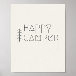 happy camper. Poster & Prints