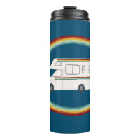 Happy Camper Rainbows RV Whimsical Motorhome RVing