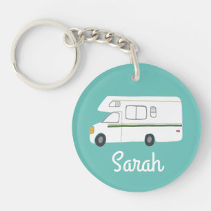 HAPPY CAMPER RV Motorhome Camper CUSTOM Key Ring