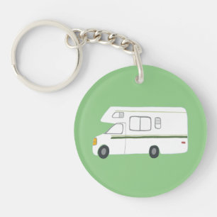 HAPPY CAMPER RV Motorhome Camper CUSTOM Key Ring