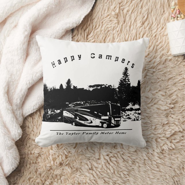 Happy Camper RV Trip Cushion (Blanket)