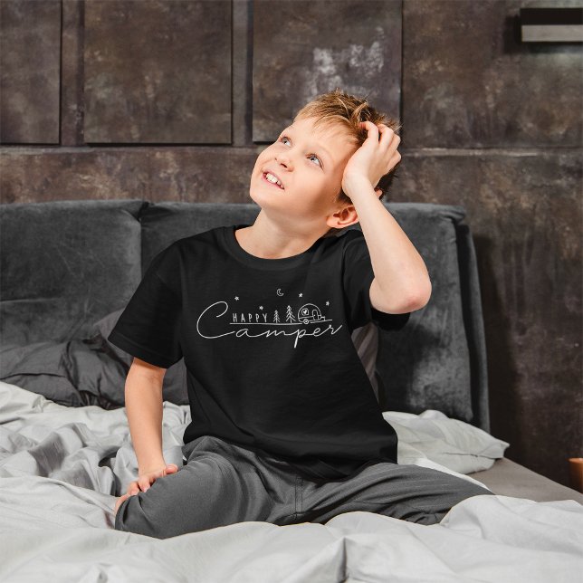 Happy Camper Silhouette T-Shirt (Happy Camper Silhouette T-Shirt)