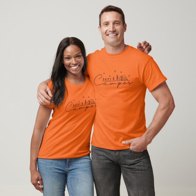 Happy Camper Silhouette T-Shirt (Unisex)