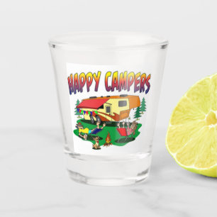 ***HAPPY CAMPER STYLE CHRISTMAS*** SHOT GLASS