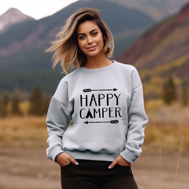 Happy Camper Sweatshirt (Creator Uploaded)