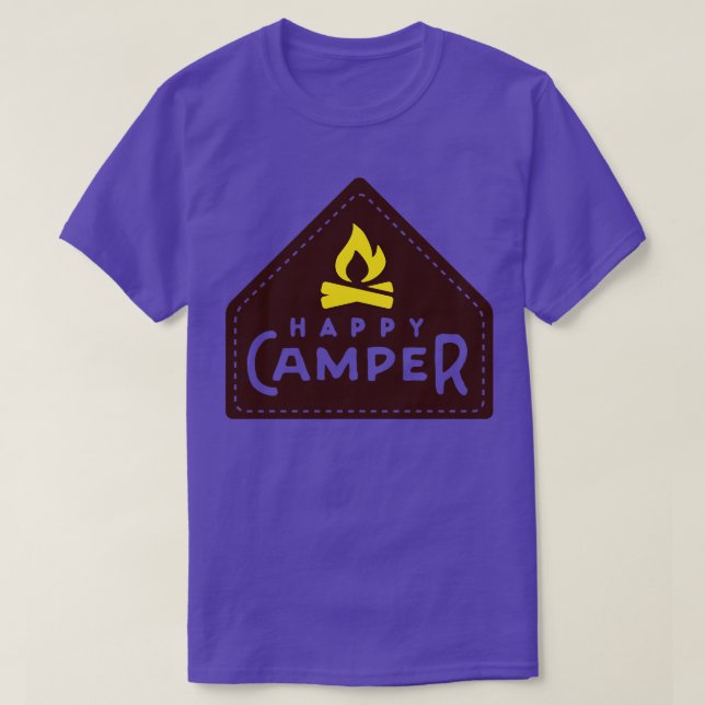HAPPY CAMPER T-Shirt (Design Front)