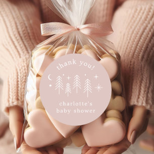 Happy Camper Thank You Classic Round Sticker