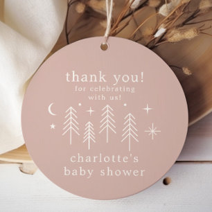 Happy Camper Thank You Favour Tags