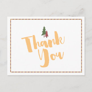 Happy Camper Thank You Postcard