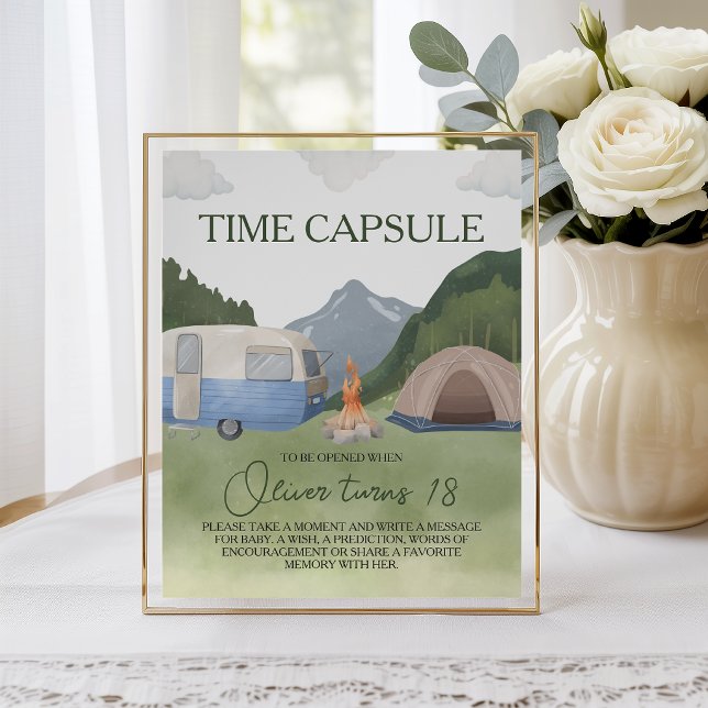Happy Camper Time Capsule 8x10 Table Sign (Creator Uploaded)