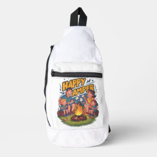 Happy Camper Toddler T-shirt (2) Sling Bag