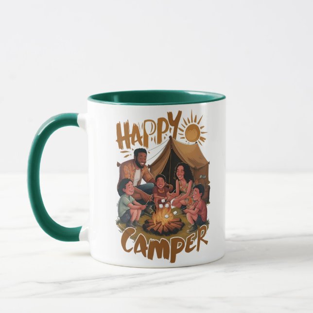 Happy Camper Toddler T-shirt (5) Mug (Left)