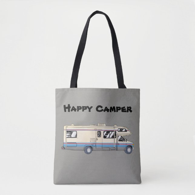 Happy Camper Tote Bag (Front)