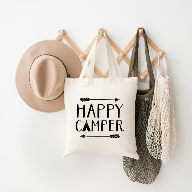 Happy Camper Tote Bag (Creator Uploaded)