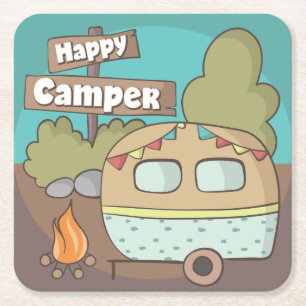 Happy Camper Trailer Coaster