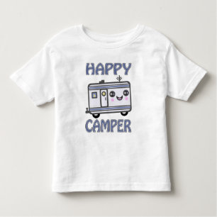 Happy Camper Trailer Toddler T-Shirts