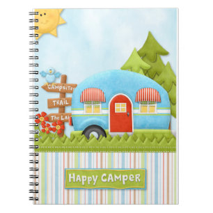 Happy Camper Travel Notebook