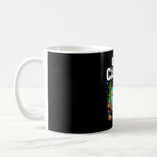 Happy camper trees stars and camp trailer coffee mug