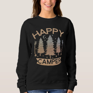 Happy Camper Womens Family RV Camping Kids Sweatshirt