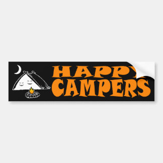 Happy Campers Bumper Sticker