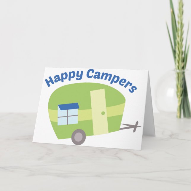 Happy Campers Card (Front)