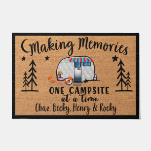 Happy Campers Doormat, Camping Lover Gift Doormat