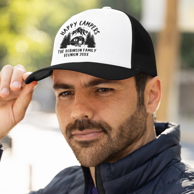 Happy Campers Family Reunion Trucker Hat (Creator Uploaded)