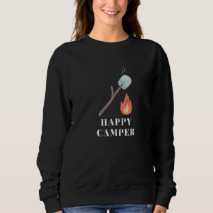 Happy Campers Marshmallows  Camping Smores Sweatshirt
