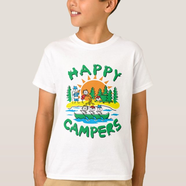 Happy Campers T-Shirt (Front)