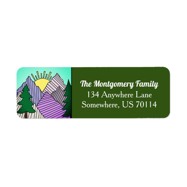 Happy Campers Wilderness Address (Front)